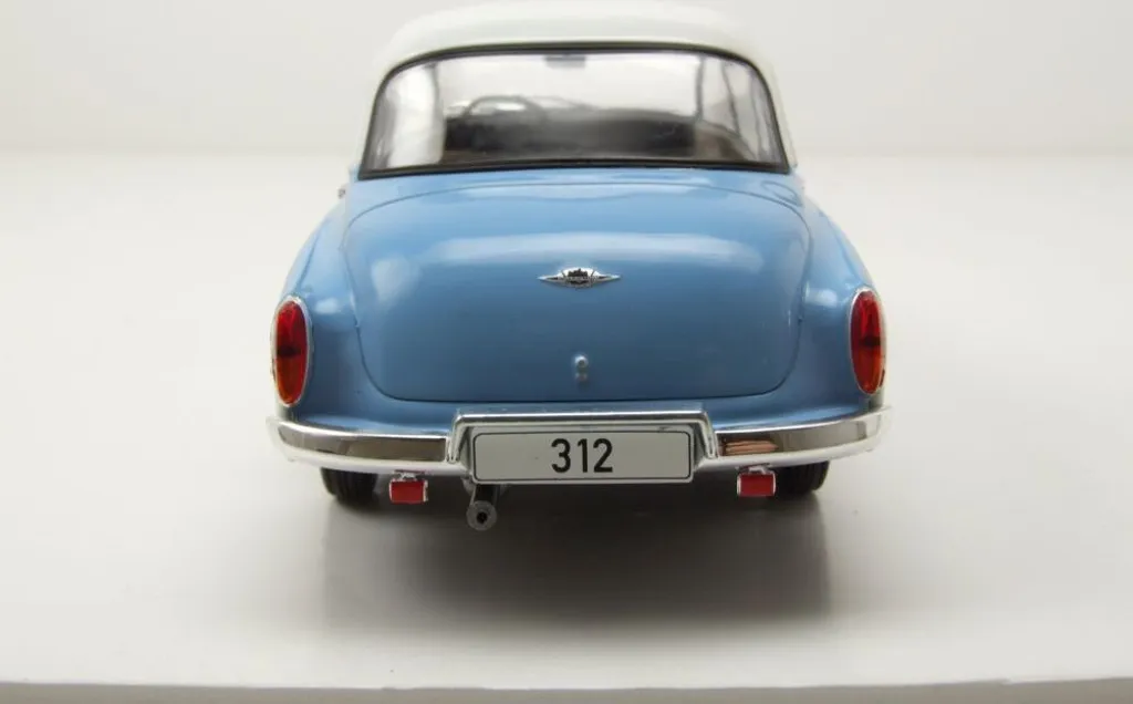 Voiture miniature Wartburg 312 1965 Whitebox 1:24 collection métal - 11