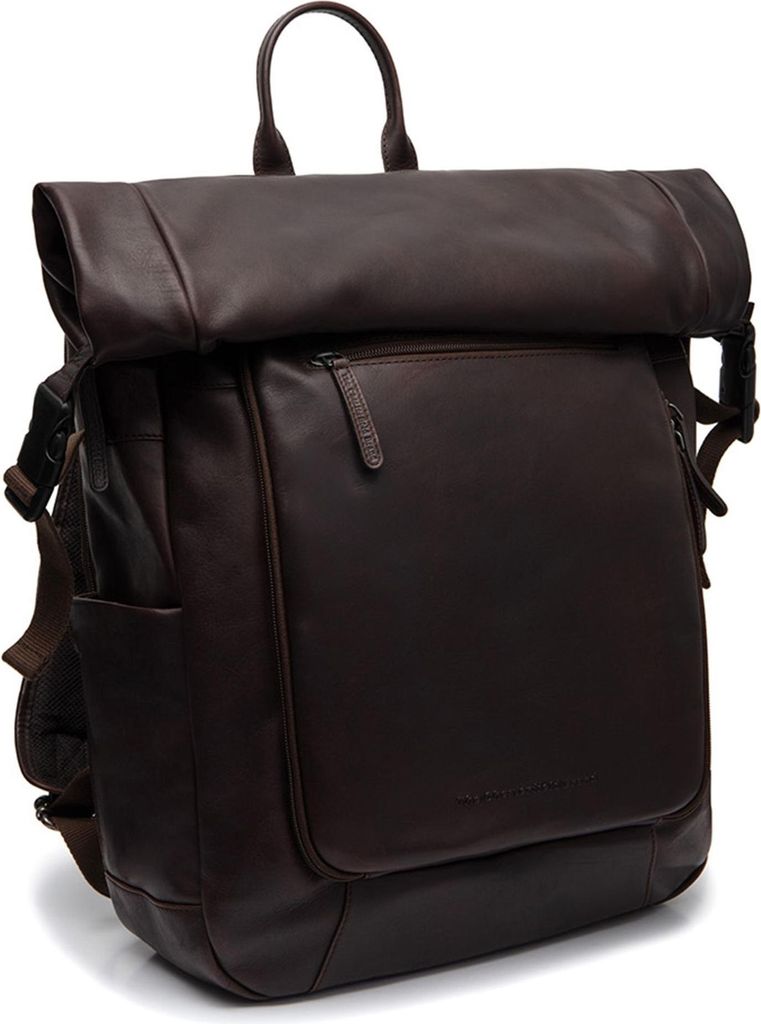 The Chesterfield Brand Laptoprucksack Rucksack mit Laptopfach Remo Leather Backpack Brown dunkelbraun