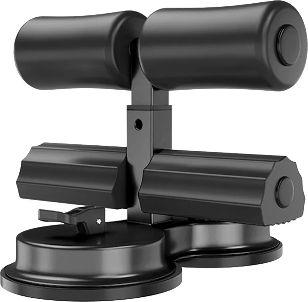 Appareil de fitness pour abdominaux avec double ventouse noir mobile
