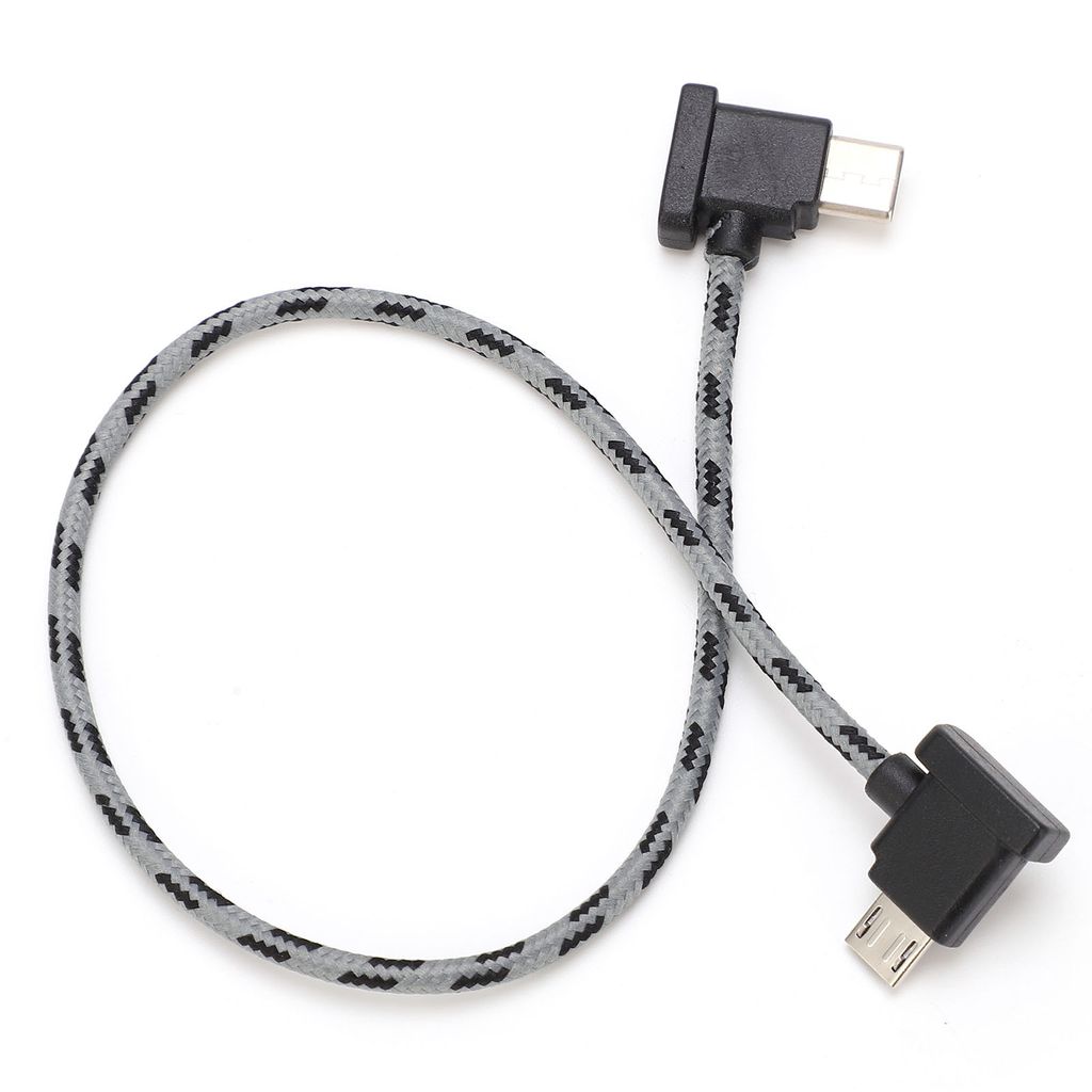 Micro-USB-Ladekabel 1m Mit 90° Winkel – Nylon Geflochten, Für Schnelles Laden & Daten-Transfer