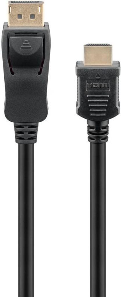 Goobay DisplayPort-auf-HDMI-Kabel, 4K/60 Hz, 18 Gbit/s, 2 Produktbild 