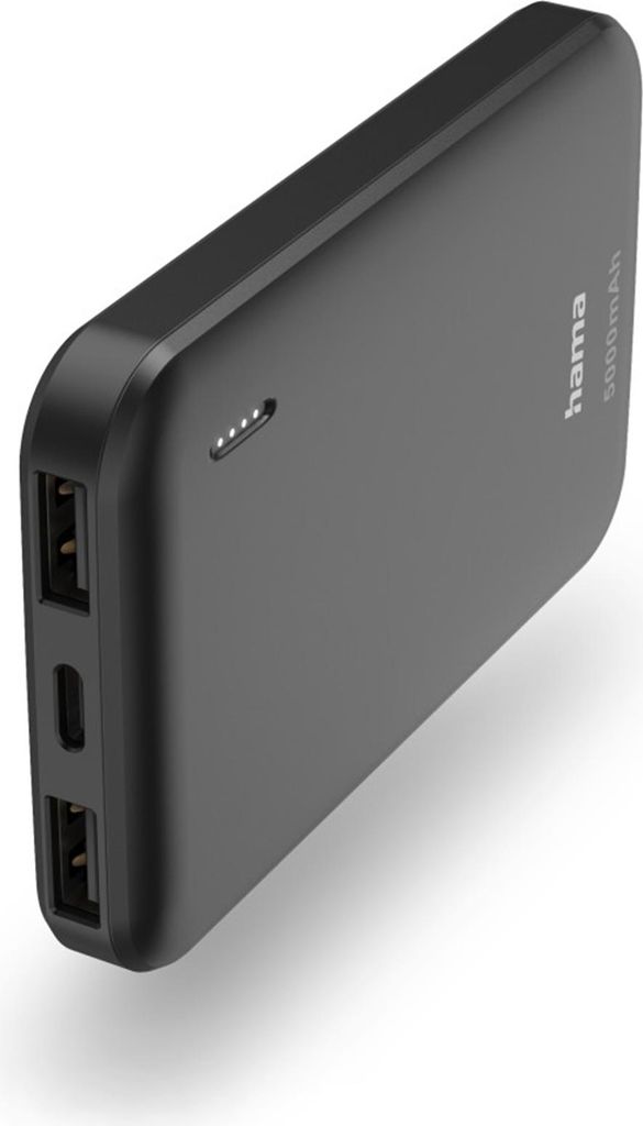 Hama Power Pack Pocket 5, 5000mAh, 2x USB-A