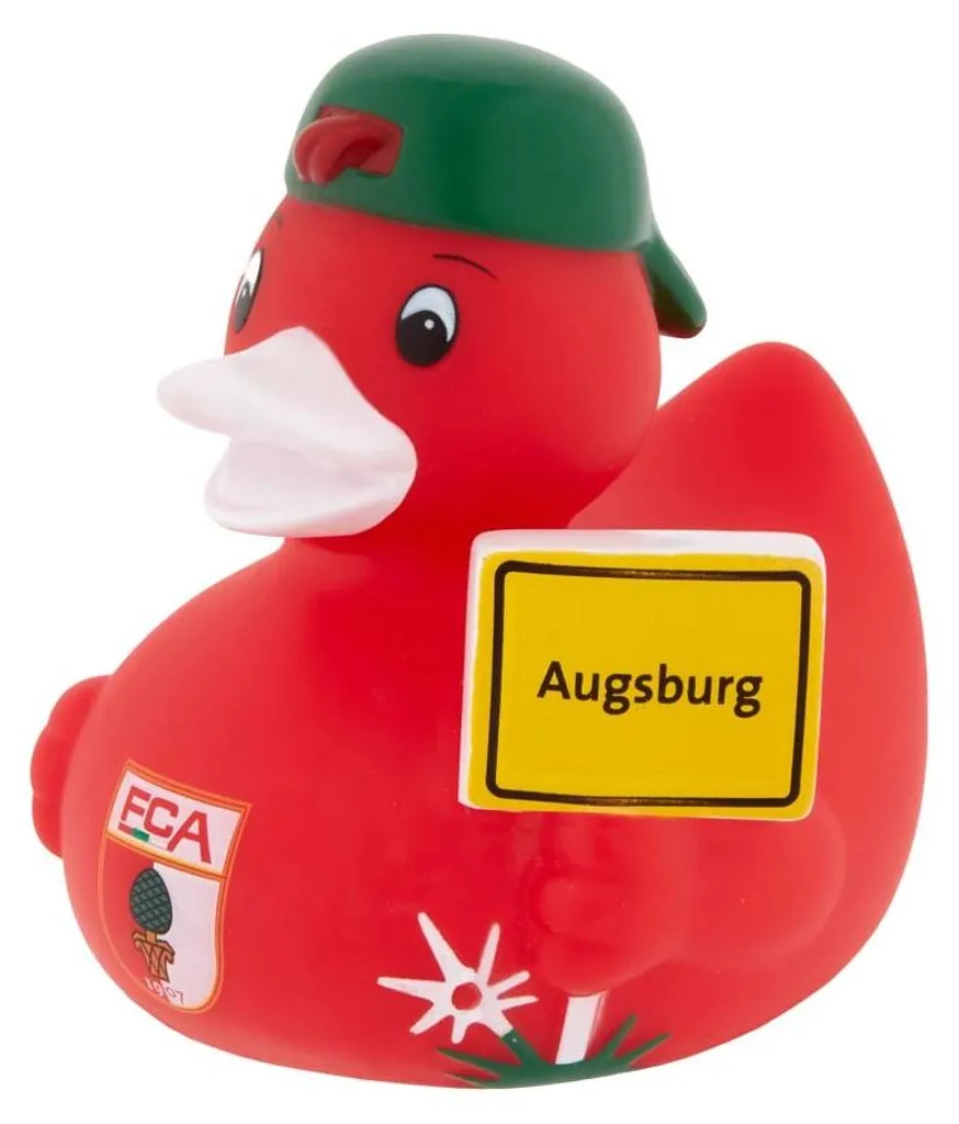 Canard de bain du club FC Augsbourg - Jouet de bain pour supporter