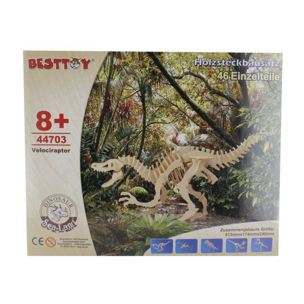 Besttoy - Holz-Modellbau - Velociraptor
