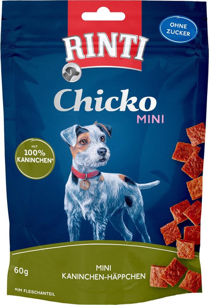 Rinti Chicko Mini Kaninchen-Häppchen 60g