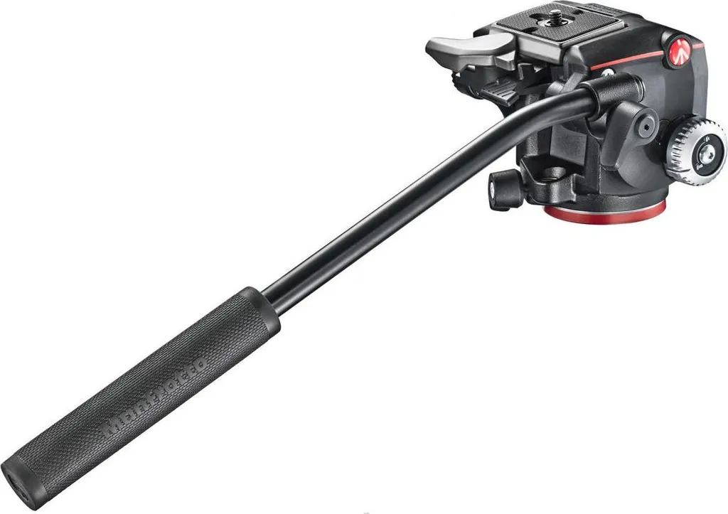 Rotule vidéo fluide pour trépied Manfrotto MHXPRO-2W en alu noir 3/8
