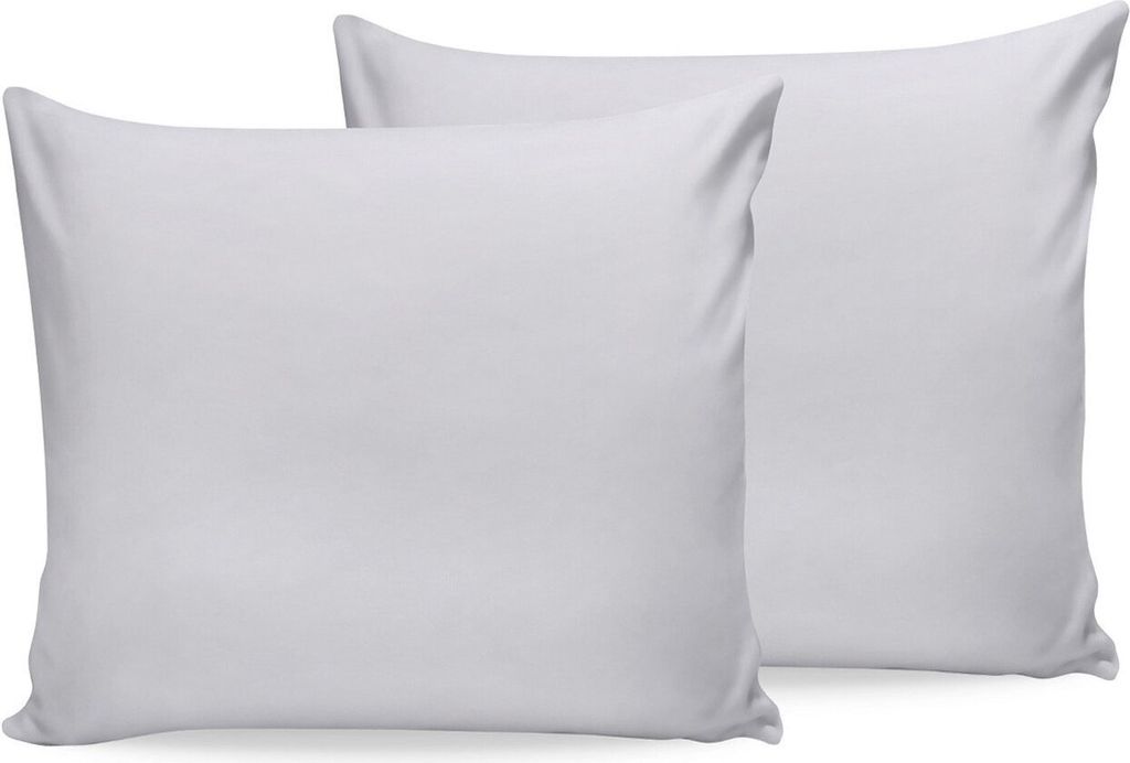 L'Essentiel Linge de Maison, White, Kissenbezug-Set (2 Stück) (EU) (IT), Weiß, 100 % BAUMWOLLE RANFORCE, 50 x 80 cm