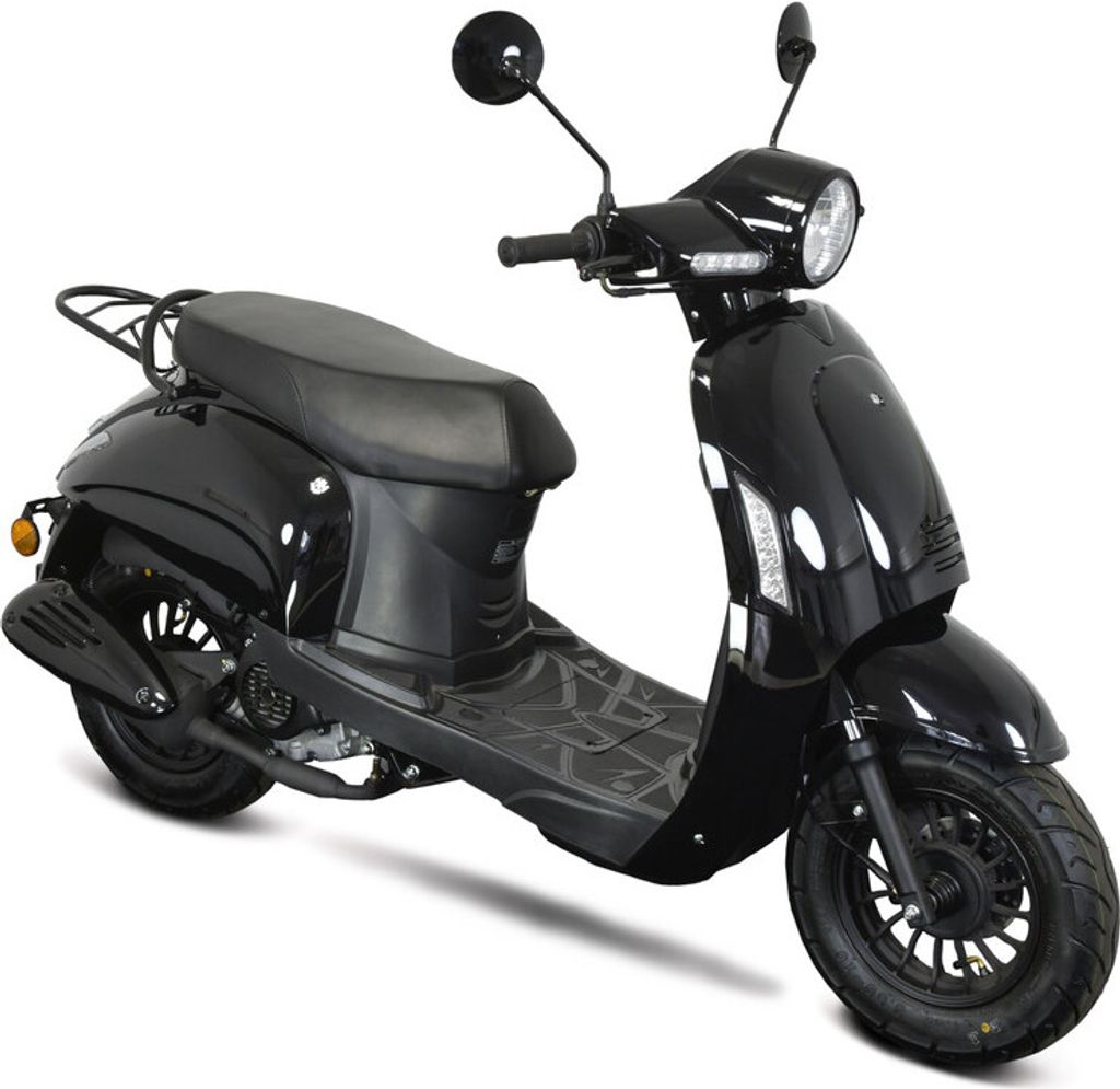 Motorroller Massimo 50ccm 45 km/h Euro 5, schwarz GT Union Produktbild 