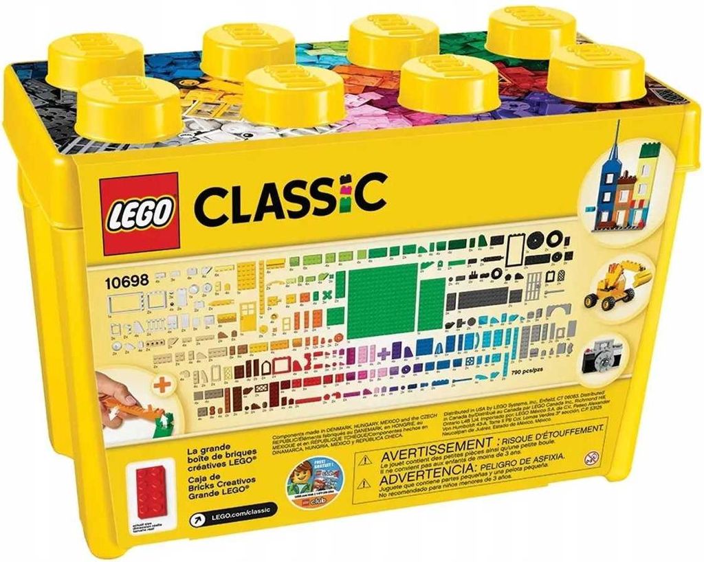 10698 - LEGO Classic - kreatívne kocky LEGO®, veľký box Obrázok produktu 
