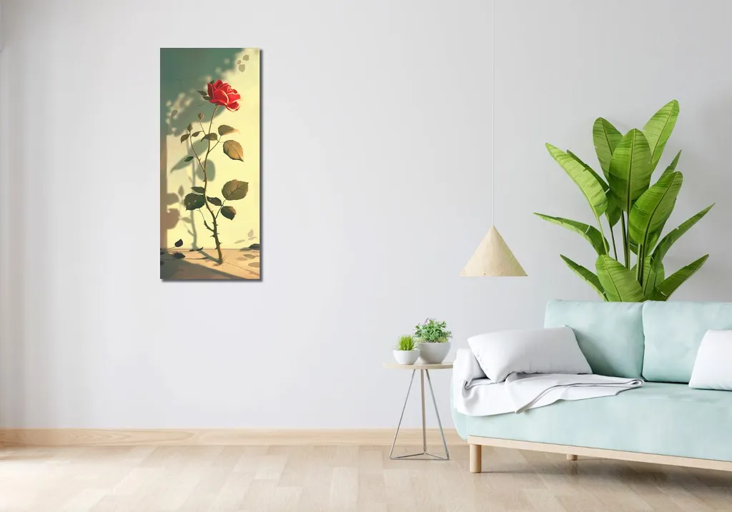 Image Subtilité 40 x 100 cm : Impression Grand Format Design Moderne
