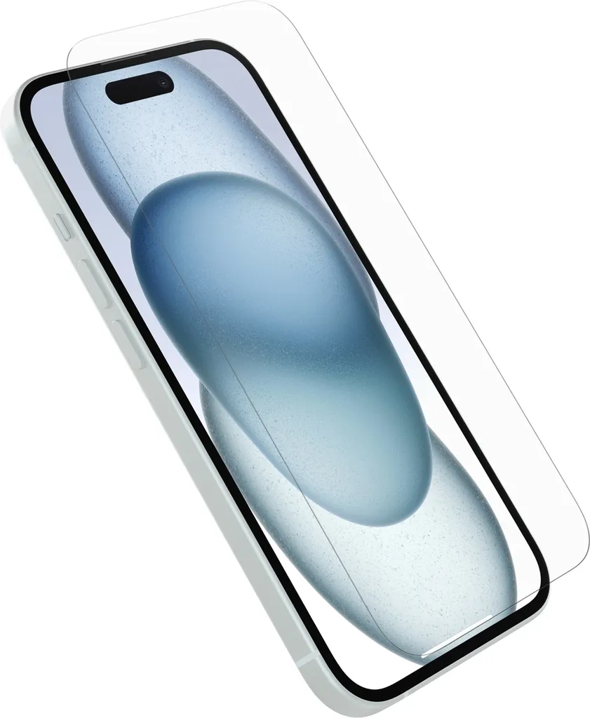 Salva Schermo iPhone 15 OtterBox: Vetro Chiaro per Tutta la Famiglia