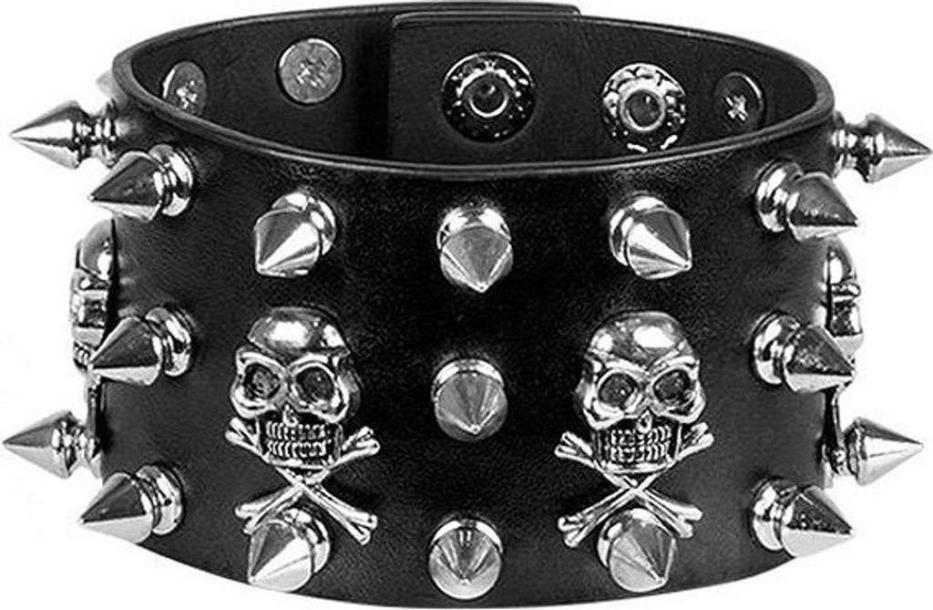 Nietenarmband - Punker Kostüm Zubehör Fasching