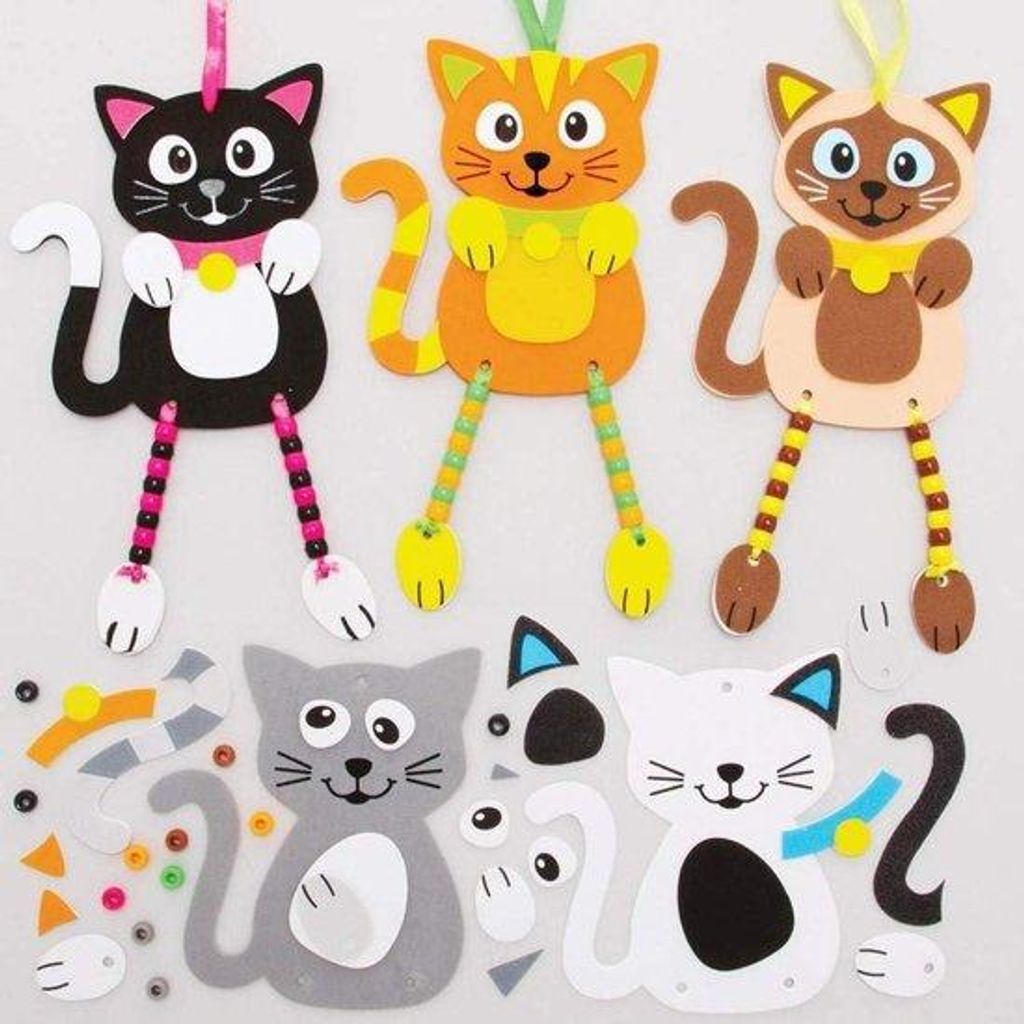 Kinderknutselset - 5-teilig - Bastelset für Kinder - Dekoration und Accessoires