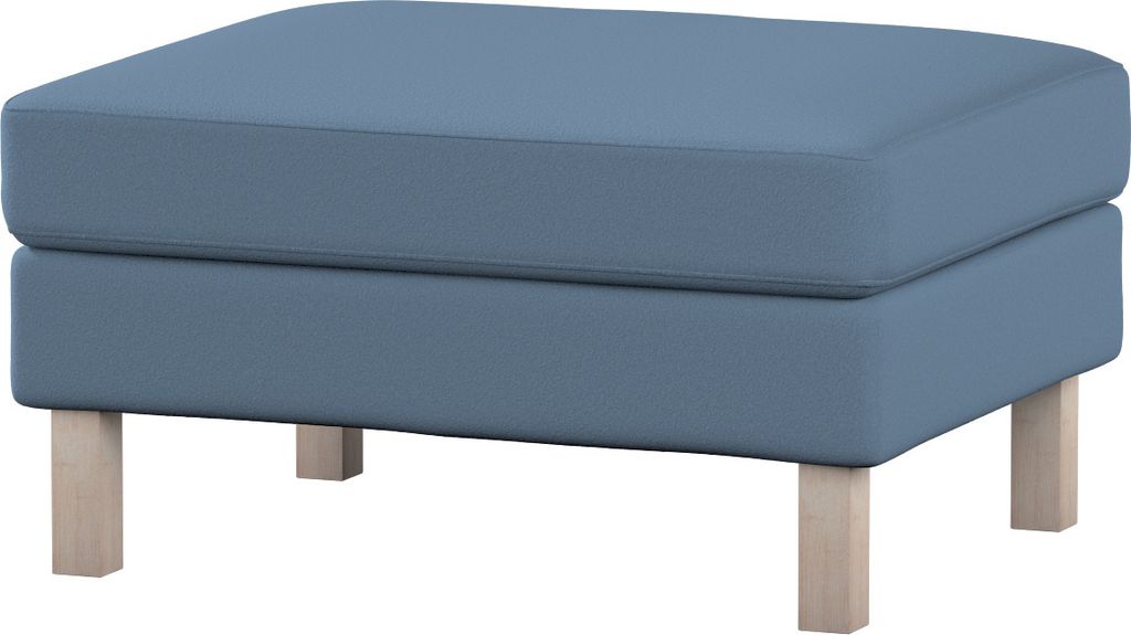Dekoria Bezug für Karlstad Hocker, blau, Husse, Karstadt Produktbild 