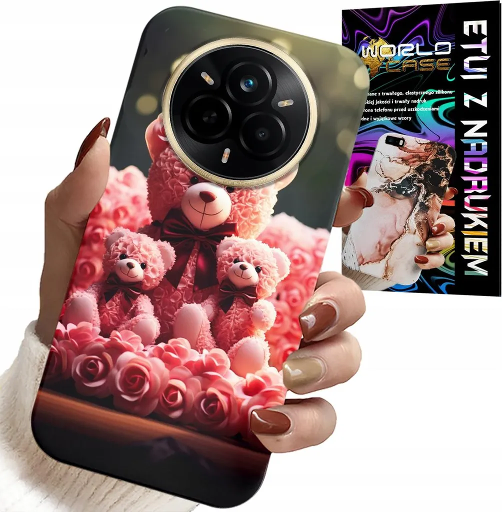 Kit Protezione Realme 14 Pro+ 5G: Cover Orsetti + Vetro Temperato