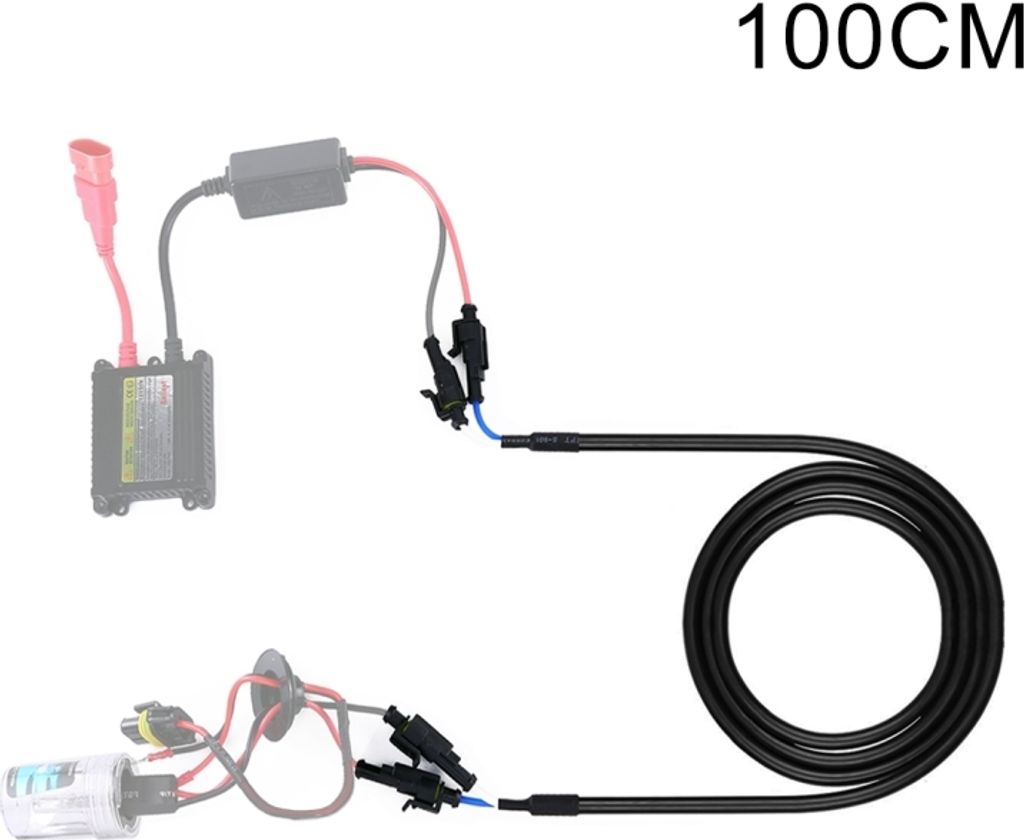 100cm Auto HID Xenon Ballast Hohe Spannung Verlängerung Kabel Harness