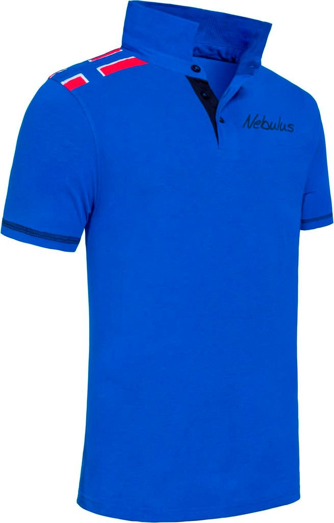 Nebulus Poloshirt NORWEGEN Herren, Shirt, Sweatshirt, Polo, P6842 - Herren, kobalt-schwarz, XXL
