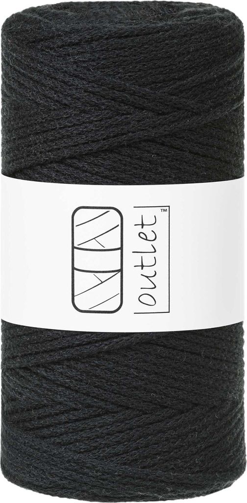 Schwarz Flechtkordel 3mm 100m OUTLET