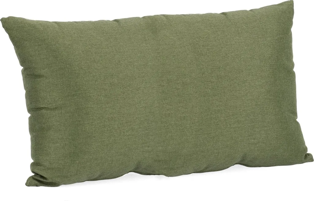 Petit coussin extérieur vert 30x50x15 cm BOLZANO Bosco moelleux et chic
