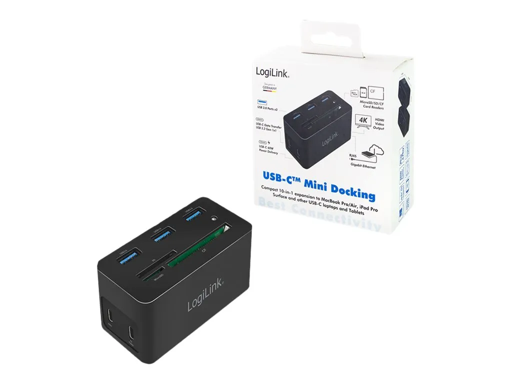 Logilink Docking Station USB 3.2 10-Port HDMI PD - Offerta Esclusiva