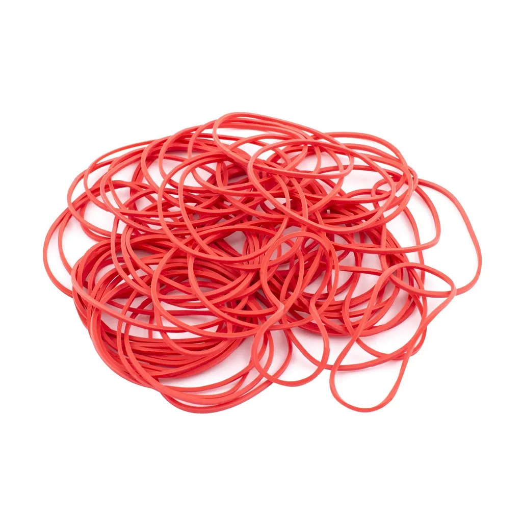 Elastici Rossi Creativi 50mm - Gomma 1kg per Ufficio e Fai-da-te