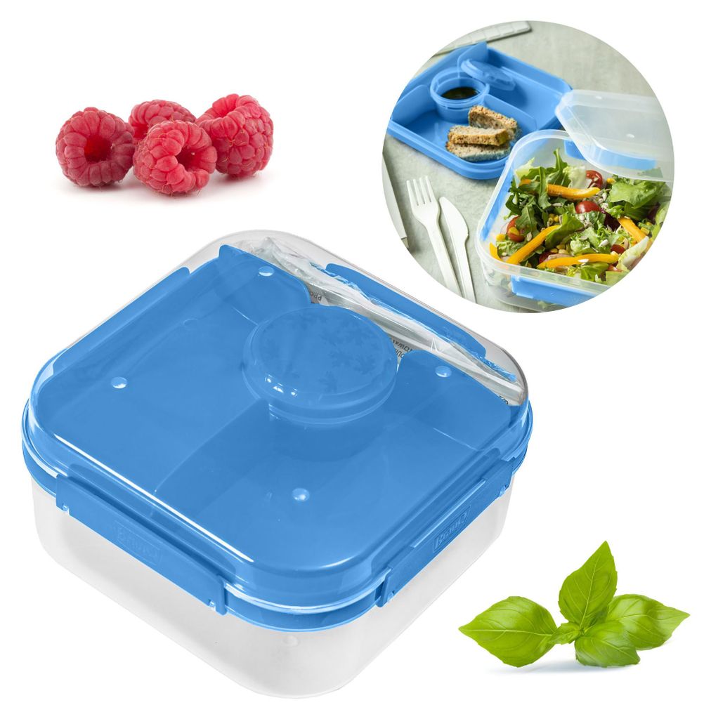 Pojemnik Śniadaniowy Plastikowy Śniadaniówka Lunch Box 1.6 Zdjęcie produktu 