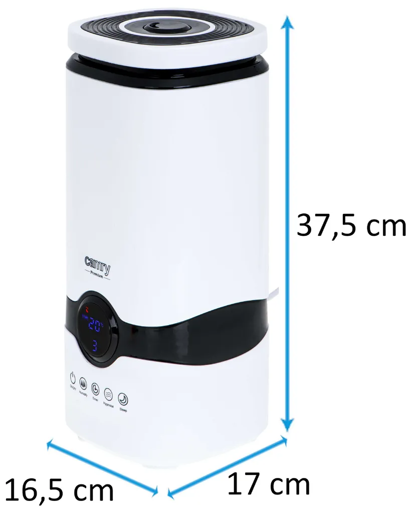 Air sec ? Humidificateur Camry 4,2L Silencieux 25W LED 8h - 13