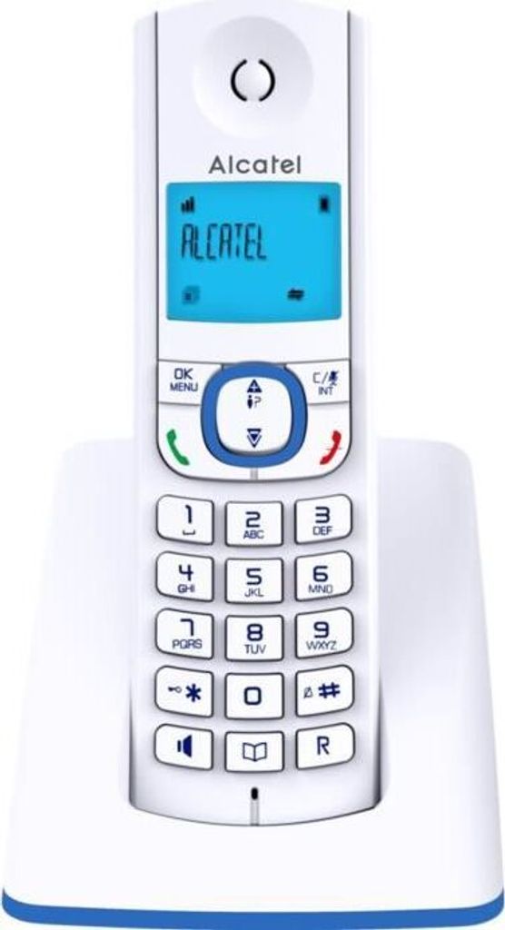 Alcatel F530 - téléphone sans fil blanc bleu Téléphone Image du produit 