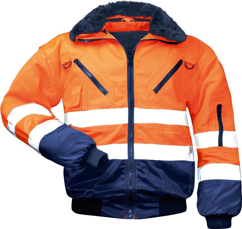 ERIK NORWAY Warnschutz-Pilot-Jacke Größe M(50/52)