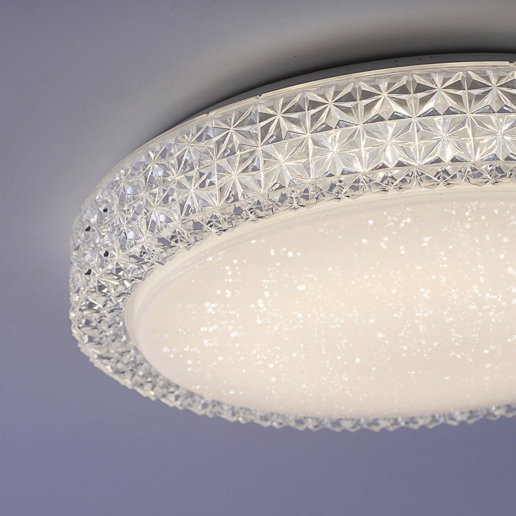JUST LIGHT LED Deckenleuchte FRIDA Kristall-Optik, Produktbild 4