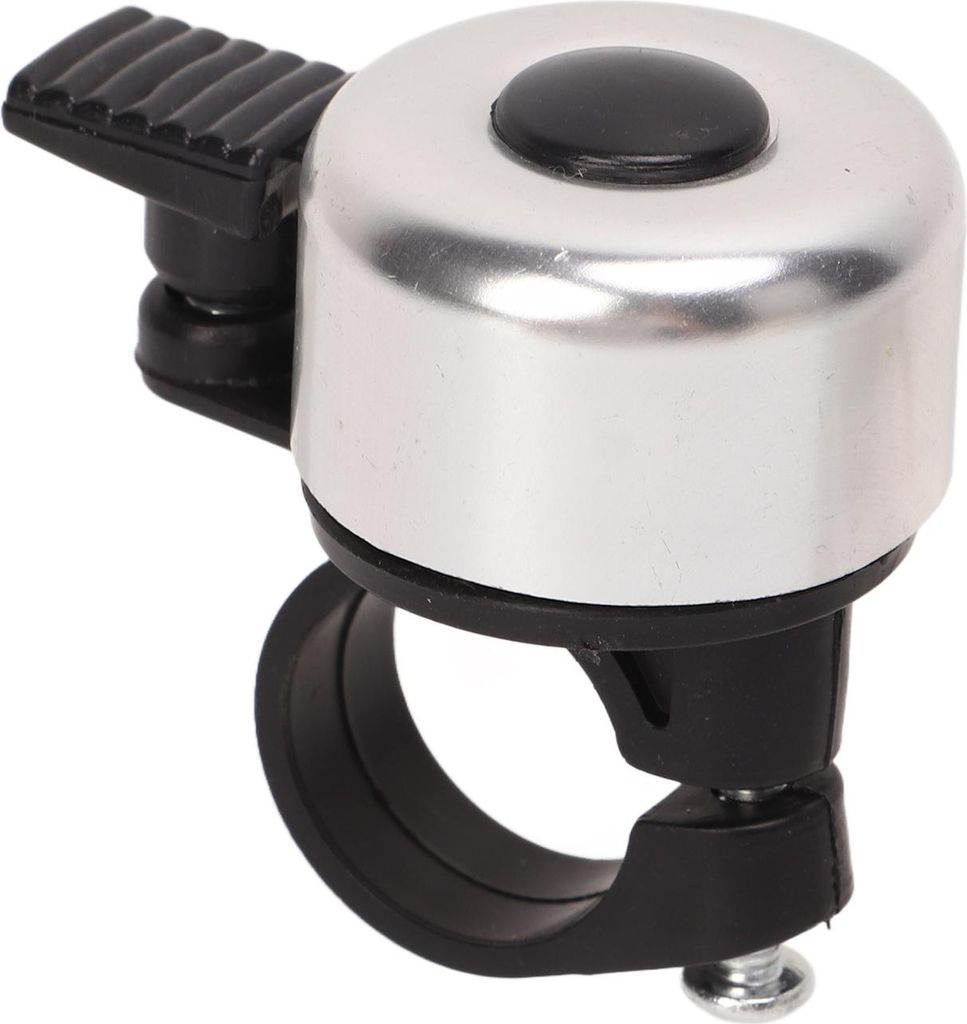 Fahrradglocke Warnung Sicherheit Fahrrad Lenker Metallring Glocke Mini Horn Lenker AlarmSilber