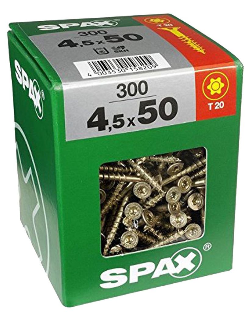 Spax TRX zápustná hlava Wirox 4,5x50 XXL Obrázek produktu 