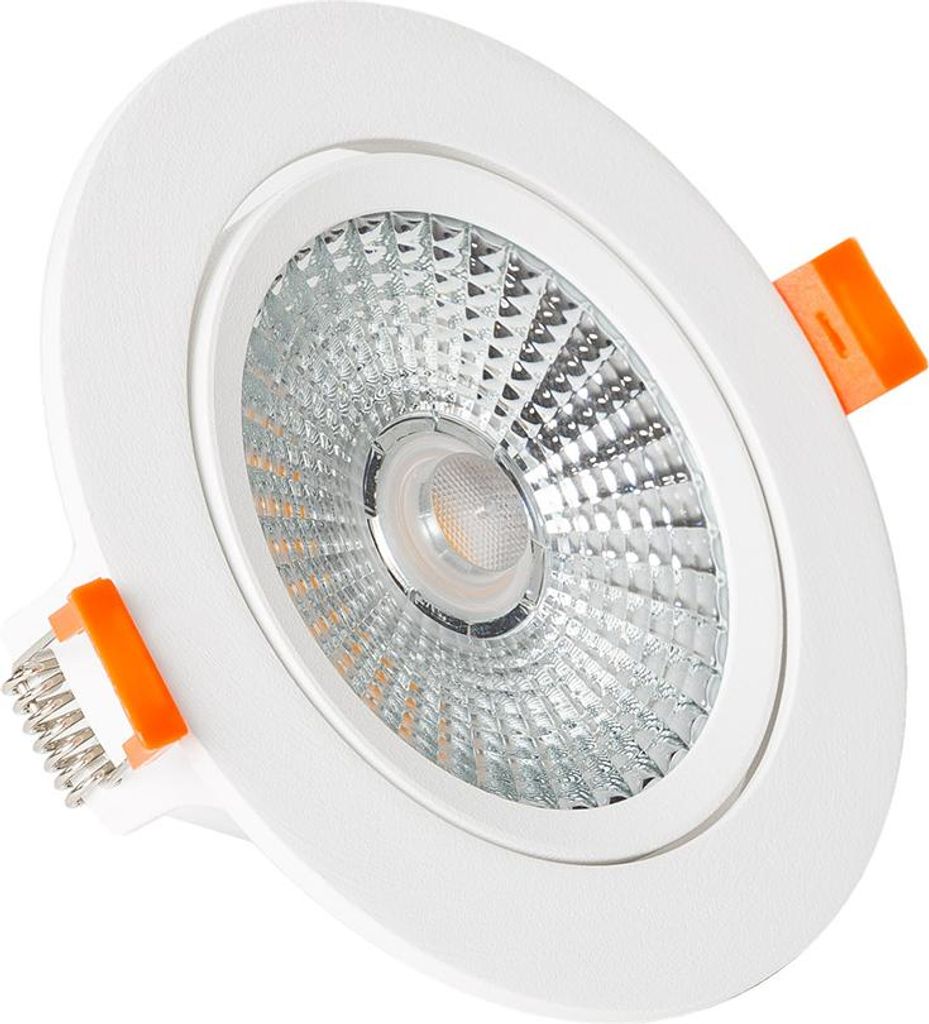LED Downlight Einbaustrahler 15W COB Superslim Schwenkbar Produktbild 