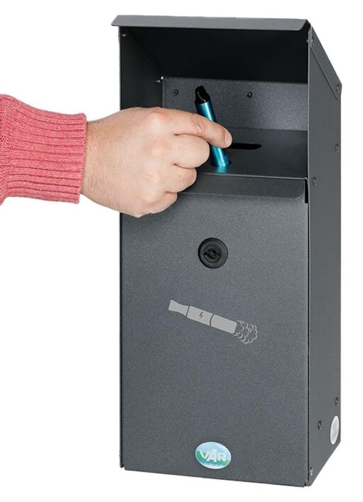 Großvolumiger E-Zigarettensammler mit Schutzdach | 3,7 Produktbild 