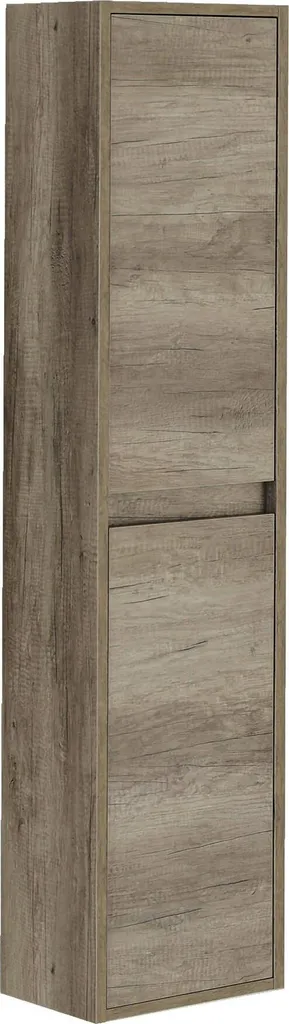 Mobile Colonna Aladin Dmora 25.5x30x140h Marrone Quercia 2 Ante