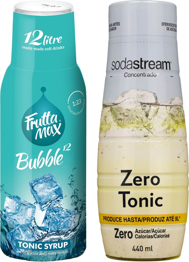 FruttaMax SodaStream Tonic Sirop Set 2x 500ml Zéro sucre Image du produit 