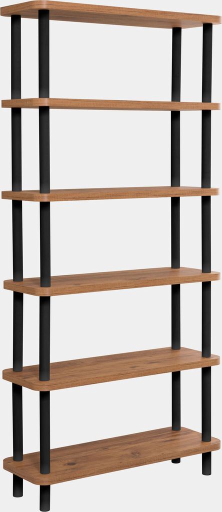 Skye Decor, Gala - Black, Bücherregal, Schwarz, 100 % Produktbild 3