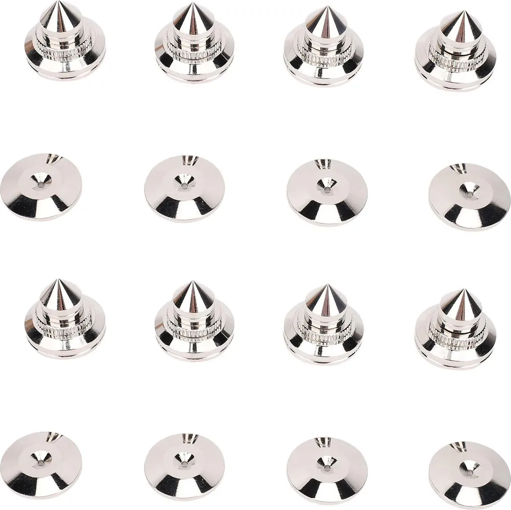 Pointes de découplage Hi-Fi en cuivre, set de 8 pieds pour amplificateur