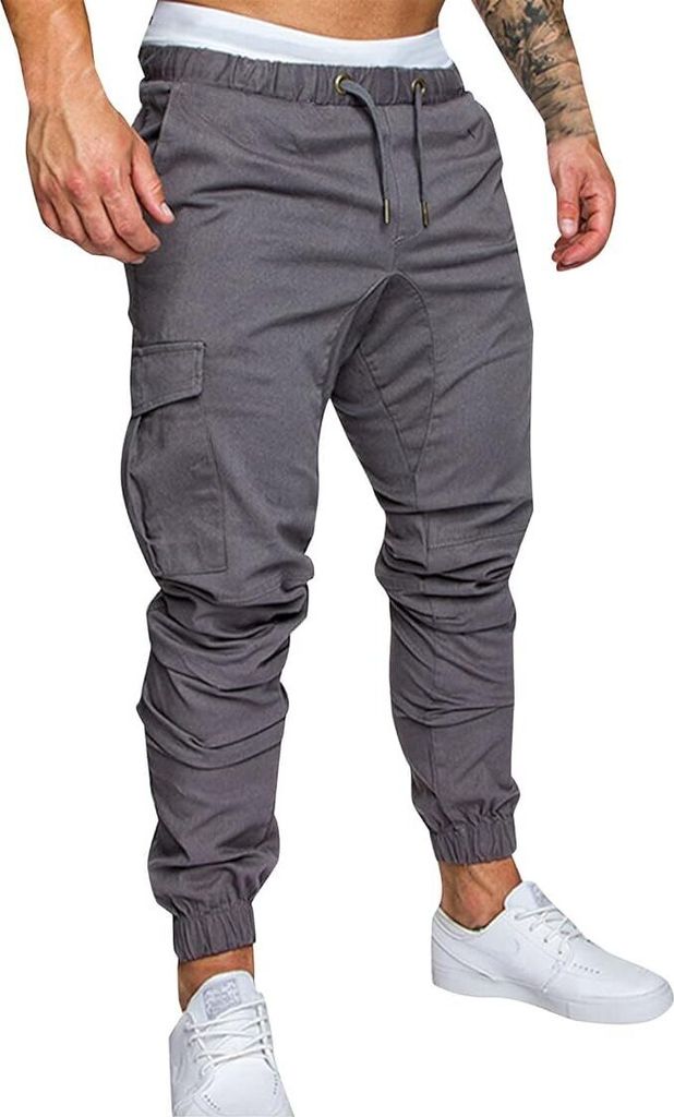 Produktbild von Herren Baumwoll Cargohosen Multipocket Tactical Wanring Trekking Jogginghosen, Lässige Outdoor
