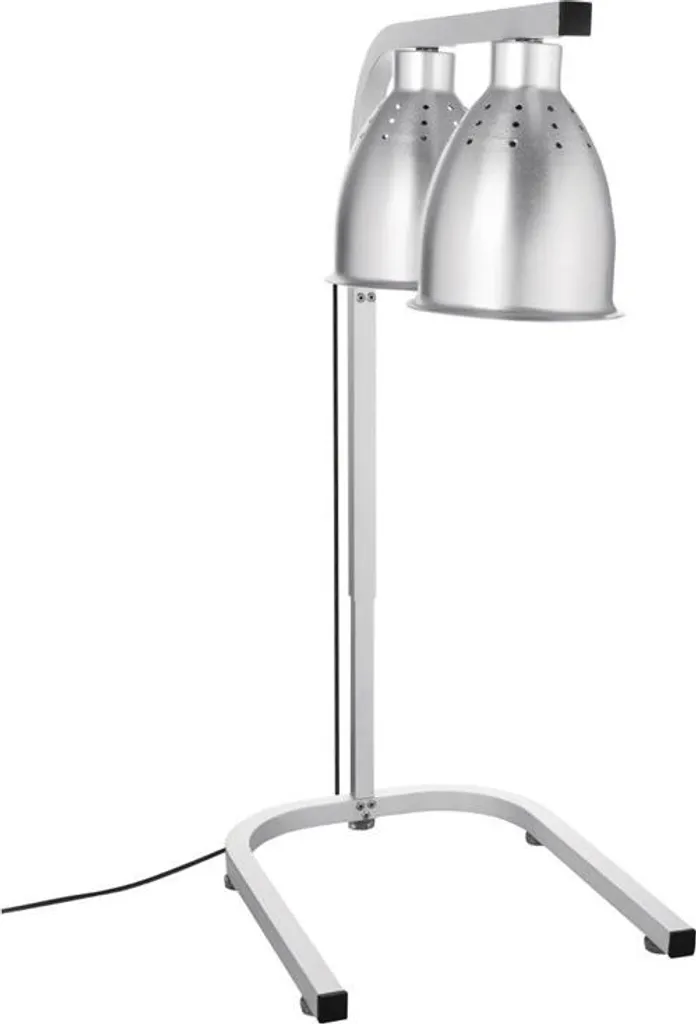 Lampe chauffante de cuisine Buffalo avec pont infrarouge réglable 2 feux