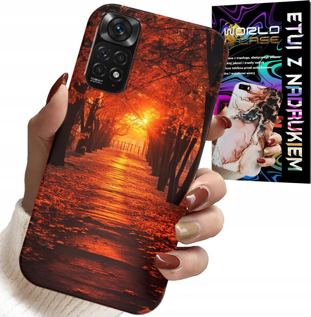 Fall Für Xiaomi Note 11 Pro - Park, Herbst, Fallende Blätter, Zurück