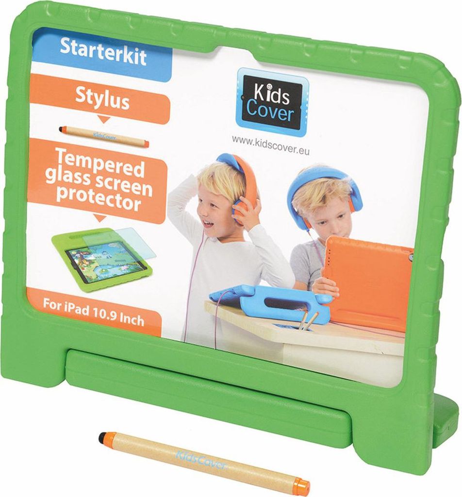 Parat KidsCover Schutzhülle grün für iPad 10.9'' (10. Generation) inkl. Stift und ScreenCover