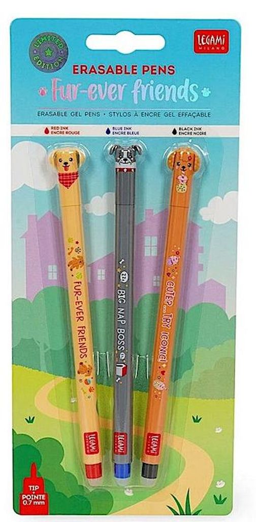 LEGAMI - Set mit 3 radierbaren Stiften - Erasable Pen - Produktbild 