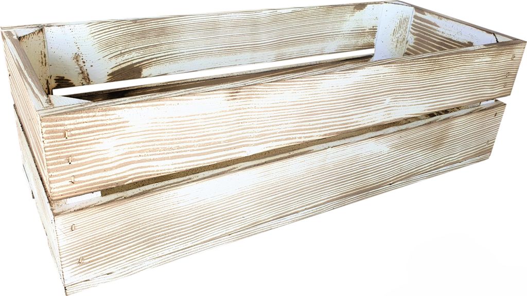 Lermowood Holzkisten 50 x 20 x 15cm Vintage Dekokisten aus Holz Holzkiste Regalkiste Weinkiste