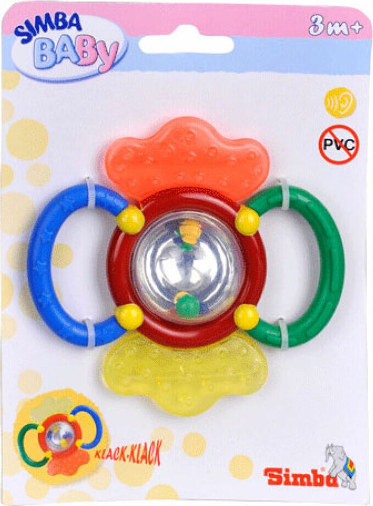 Simba 104010059 - ABC Ringrassel, Kunststoff, 9 cm - DE Simba 104010059 - ABC Ringrassel, Kunststoff, 9 cm - DE