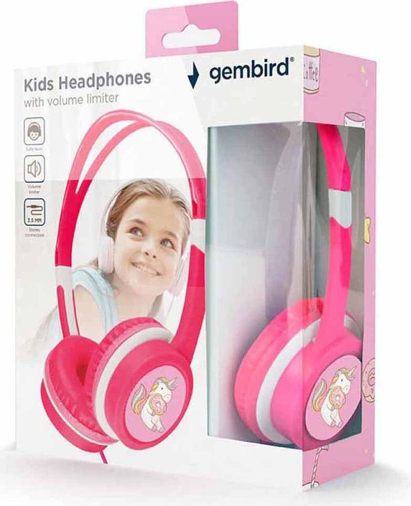 Gembird Mhp-jr-pk Kopfhörer Rosa  Rosa One Size Produktbild 2