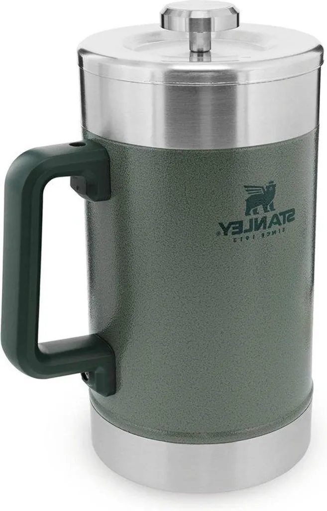 Cafetière à piston verte 1,4 L en inox sans BPA maintient au chaud