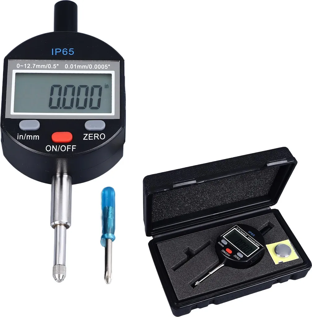 Indicateur de mesure numérique IP65 avec palpeur de précision 0,01mm
