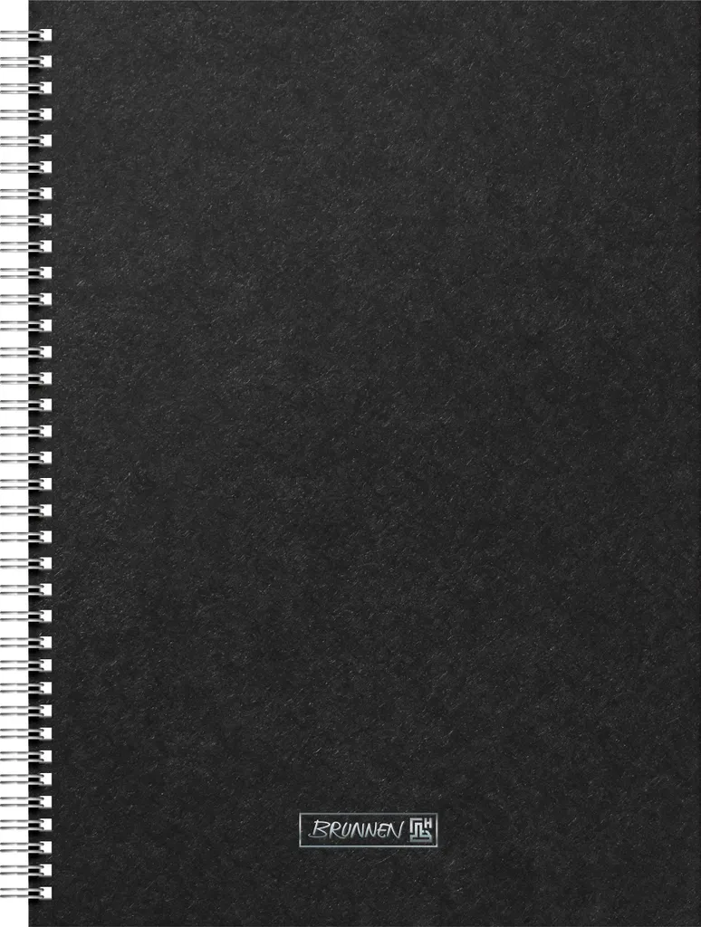 Cahier à spirale A4 quadrillé à points BRUNNEN pour bureau et projets