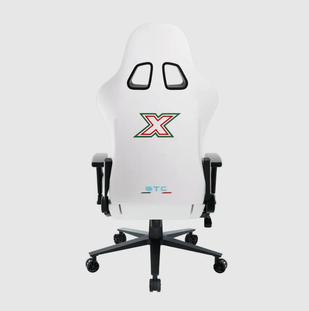 Chaise Gamer Blanche Onex STC X Hardcore Structure Acier Renforcée